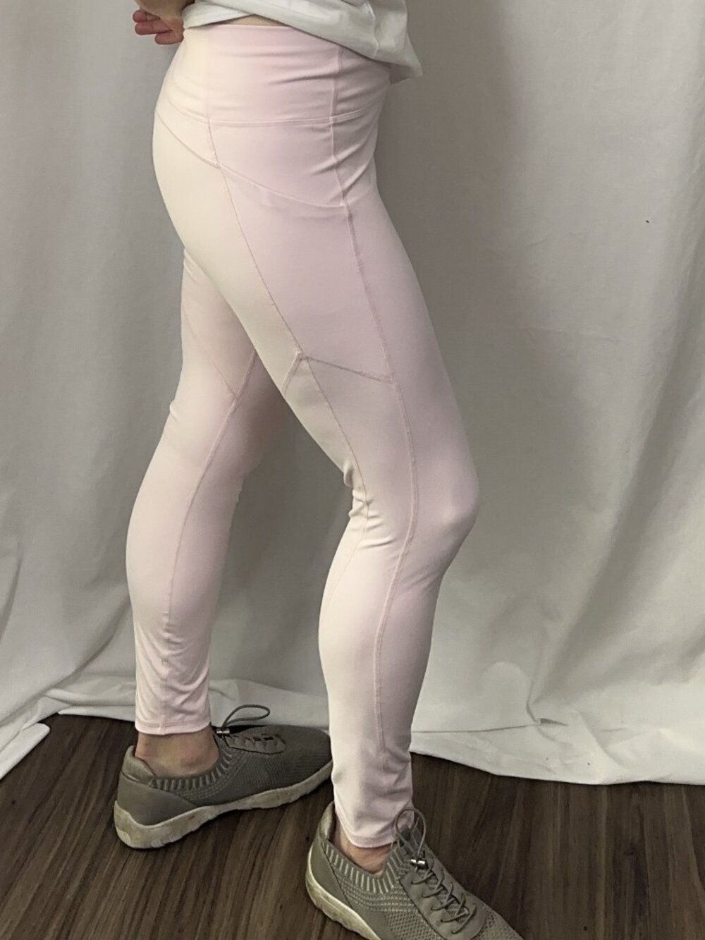 Fabletics PureLuxe Pink High-Waisted Pocket Leggings Size XL